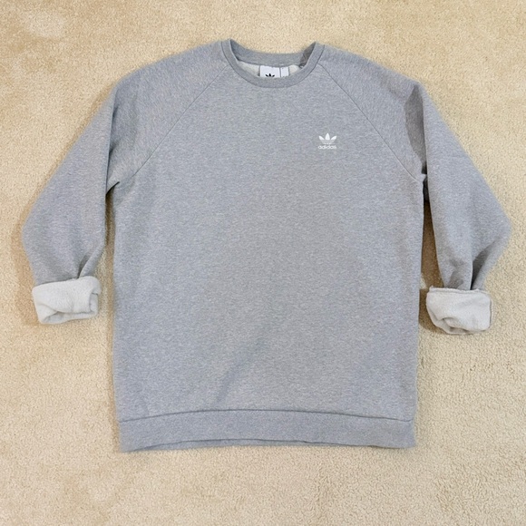 adidas Originals Men’s Adicolor Essentials Trefoil Crewneck Sweatshirt - Picture 5 of 7
